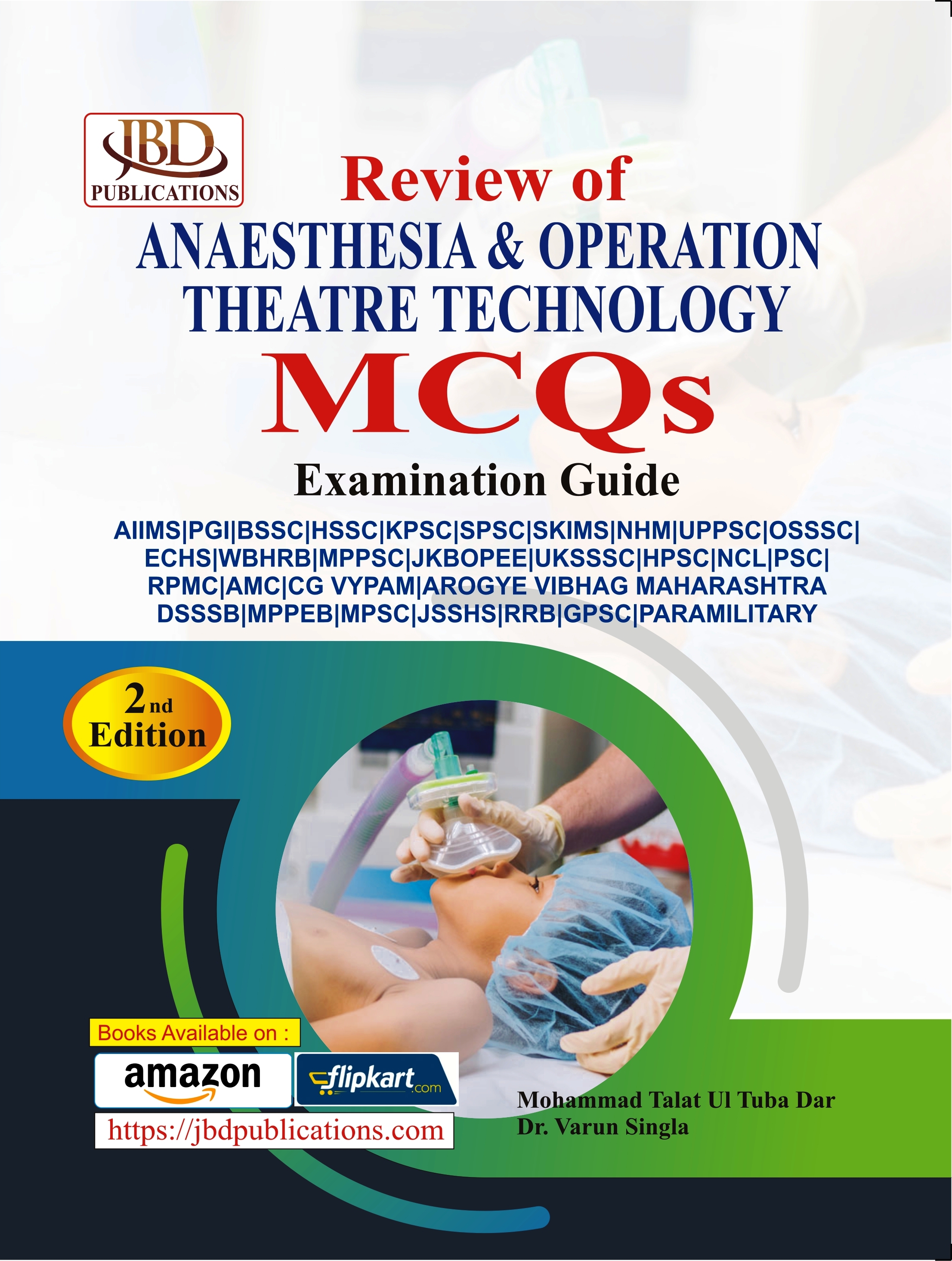 Review of ANAESTHESIA & OPERATION THEATRE TECHNOLOGY MCQS
