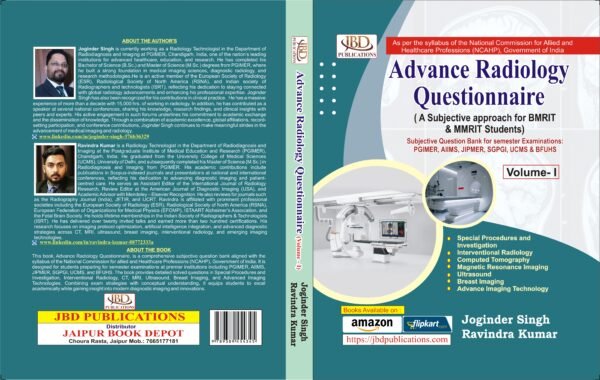 Advance Radiology Questionnaire (Volume-I) – JBD PUBLICATIONS